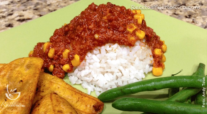 Corned Beef con Maiz de Puerto Rico