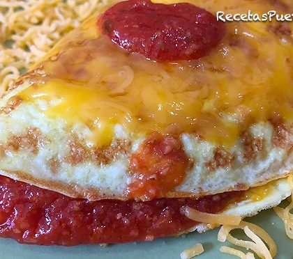 Tortilla Con Salsa Criolla