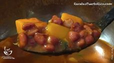 Receta de Habichuelas Guisadas con Calabaza
