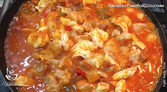 Langosta en Salsa Criolla