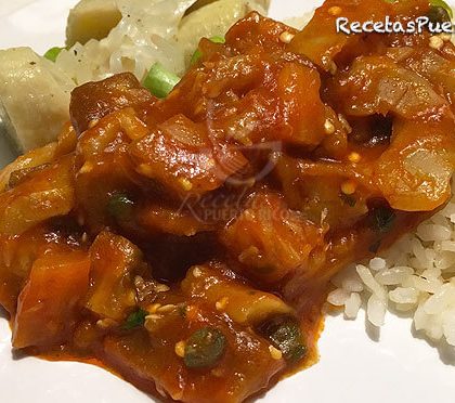 Bacalao con Berenjena