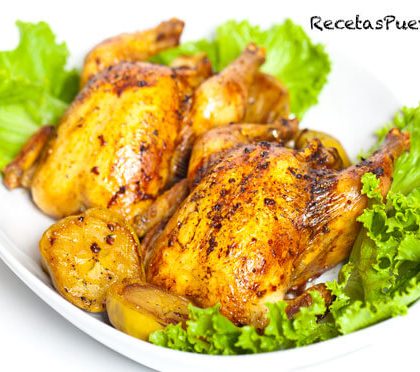 Gallina Codorniz Rellena