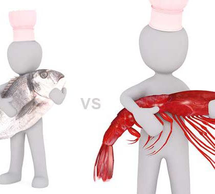 pescados vs. mariscos